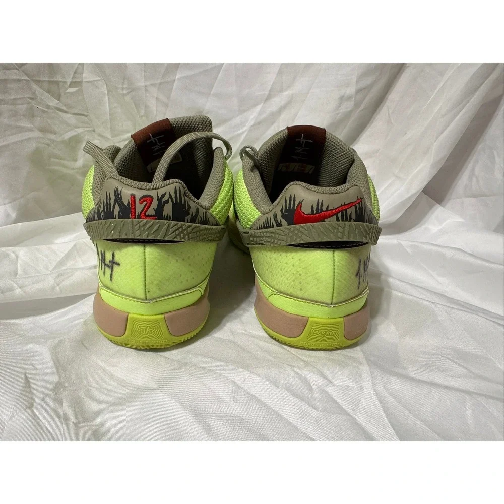 Nike Ja 1 Zombie Halloween Lime Green Basketball Shoes FD6565-300 Mens 9.5 - Picture 8 of 9